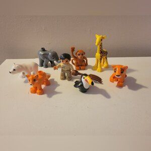 Lego Duplo Zoo figures Set of 8
